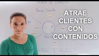 Empathy Map  Cómo Atraer Clientes creando Contenido de Valor y Cómo Hacer un Mapa de Empatía [upl. by Eelnyl891]