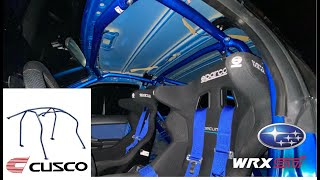 Cusco D1 Chromoly 7 Points Roll Cage Unboxing amp Installing on Subaru Impreza GDB WRX STI [upl. by Thorstein]