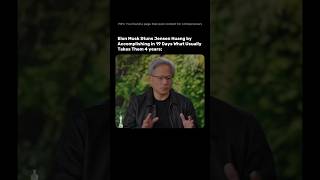 From concept to reality in just 19 days ElonMusk JensenHuang TechInnovation Inspiration [upl. by Nerrej]