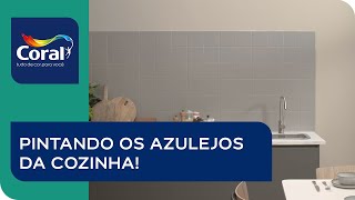 Passo a passo para renovar os azulejos da cozinha [upl. by Rosemaria]