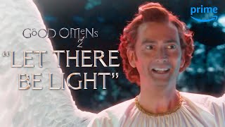 Crowley and Aziraphale Create the Universe  Good Omens  Prime Video [upl. by Eyeleen524]