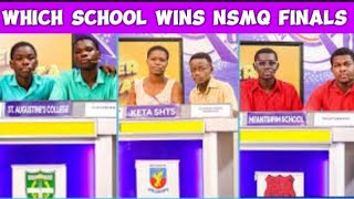 WHICH SCHOOL WINS NSMQ 2024🏆🏆🎉🎉🎉 [upl. by Gotthard]