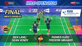 Final  MD  Hylo Open 2024  Ben Lane  Sean Vendy vs Rasmus Kjaer  Frederik Sogaard  Highlights [upl. by Alinna139]