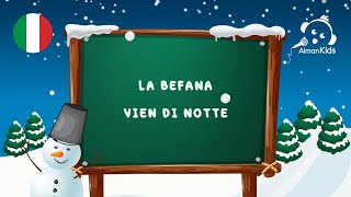 LA BEFANA VIEN DI NOTTE 🎤🍬 Alman Kids Karaoke [upl. by Nyleak511]