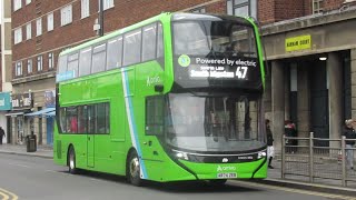 ADL Enviro400EV AR74ZEB Arriva Demonstrator DM01MD [upl. by Hanschen]