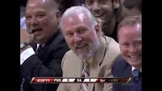 Popovich trolla Shaq HackaShaq dopo 5 secondi di gioco [upl. by Trixi]