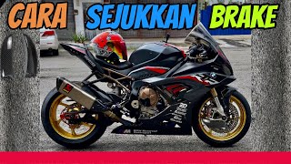 CARA INI SAJA DAPAT SEJUKKAN SYSTEM BRAKE BMW S1000RR [upl. by Gaile]