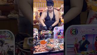 She Serve Delicious Spicy Seafood Salad on Event Thai Street Food [upl. by Nich207]