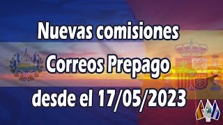 Nuevas Comisiones del Servicio de Correos Prepago [upl. by Eemak]