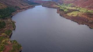 Tree Top Trek Thirlmere Zip Wire Lake District Drone Simulation [upl. by Eblehs]