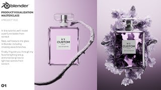 Master Product Visualisation in Blender for Beginnerclass 1 Perfume Product [upl. by Colet]