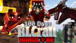 Surviving 100 Days in HARDCORE RLCRAFT [upl. by Oetsira163]