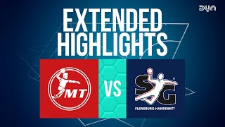 Extended Highlights MT Melsungen – SG FlensburgHandewitt  DAIKIN Handball Bundesliga [upl. by Enaols878]