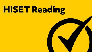 Best HiSET Reading Study Guide [upl. by Schach375]