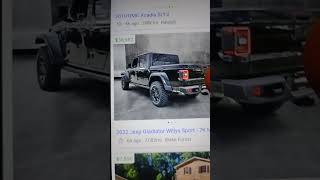 2022 jeep gladiator Willys 7k miles 38982 nice jeep [upl. by Ahsiket]