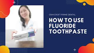 Tucson dentist Dr Kym of Prime Dental explains how to use prescription fluoride toothpaste [upl. by Esadnac]