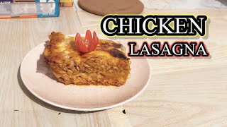 How to cook Chicken lasagna at homechicken lasagna Recipe lasagna foodlover recipe vlog [upl. by Aeret462]