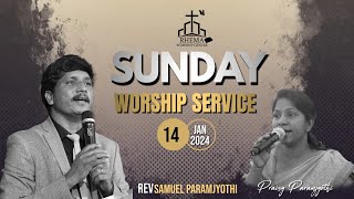 Sunday Service Live 14 Jan 2024  Rev Samuel Paramjyothi  RhemaMBNR [upl. by Wehtam]