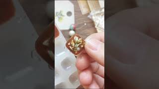 Making handemade earrings  DIY UV Resin Craft and Accessories [upl. by Yeliak]