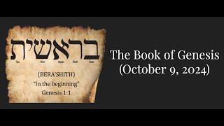 St Dunstans Bible Study The Book of Genesis October 9 2024 [upl. by Einaej464]