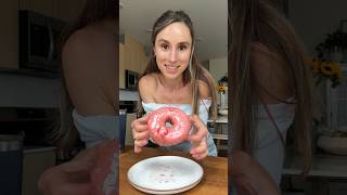 How about a strawberry glazed donut 🌸 donuts baking sourdough recipe dessert [upl. by As]