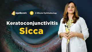 Keratoconjunctivitis Sicca  2Minute Ophthalmology  Medical Video  VLearning [upl. by Anerdna]