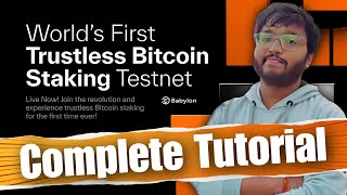 Babylon Testnet Complete Tutorial For All Users  Airdrop Season  Limited Time Airdrop [upl. by Akilam314]