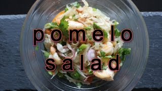 Thai Pomelo Salad Recipe Video [upl. by Uthrop]