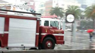 THE EMBARCADERO  SFFD  SAN FRANCISCO FIRE DEPARTMENT [upl. by Mossman970]