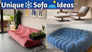 UNIQUE ❄ Sofa 🛋️ Designs for home decoration interiordecorhomeinterior4you interiordesign [upl. by Feirahs]