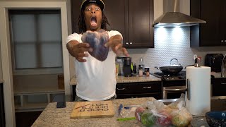 COOKING A GOAT BRAIN amp ELK HEART [upl. by Nakeber]