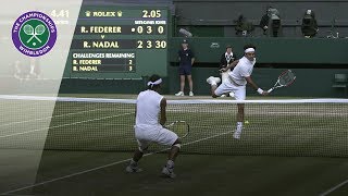 Roger Federer vs Rafael Nadal  Wimbledon 2008  Best Rallies [upl. by Nillad]