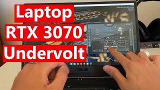 Undervolt your Laptop RTX 3070 for more FPS  Asus TUF F15 Dash [upl. by Atnuahsal]