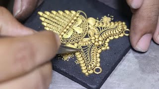 Turning Gold Chain into 24K Gold Mangalsutra Making  Gold Jewellery Making  Gold Smith Jack [upl. by Aerdnwahs]