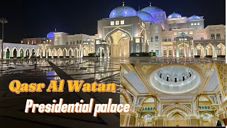 Qasr Al watanPresidential palace Abudhabi vlog [upl. by Avevoneg]