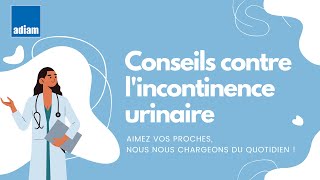 Conseils contre lincontinence urinaire 🚻 Traitements naturels  Adiam aide et soins à domicile [upl. by Lindell]