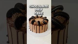 Chocolate drip cake youtubeshorts cake cakedecorating cookingvideo food love dessert baking [upl. by Jessen]