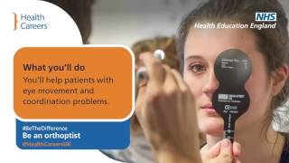 BeTheDifference Become an orthoptist [upl. by Crotty]