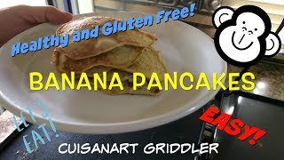 RV Cooking  Quick and Easy Banana Pancakes on the Cuisanart Griddler [upl. by Llevert]