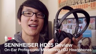 Sennheiser HD25 Headphone Review amp Comparisons 25 Year Classic [upl. by Tiler949]