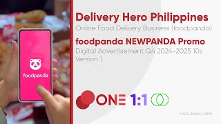 foodpanda NEWPANDA Promo Digital Ad Q4 20242025 10s Philippines Version 1 11ST [upl. by Gnuj348]