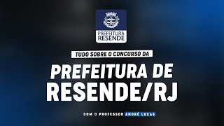 CONCURSO PREFEITURA DE RESENDERJ  PLANEJAMENTO DE ESTUDOS [upl. by Stier941]