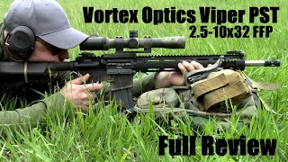 Vortex Viper PST 2510x32 FFP  Full Review quotHighjak86quot [upl. by Anohsal]