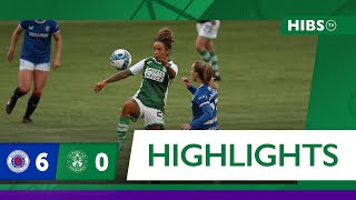 Highlights Rangers 6 Hibernian 0  Womens Scottish Cup QuarterFinal [upl. by Wane]