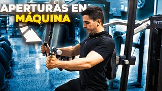 Aperturas en máquina para PECTORAL  GFit Coach [upl. by Guntar]