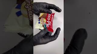 Relaxing ASMR ChocoPie 🍪🍫 asmr chocolate relaxingcandy satisfying candy tiktok gummy [upl. by Melodie]