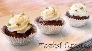 HowTo Make Meatloaf Cupcakes April Fools Day [upl. by Neelhtakyram697]