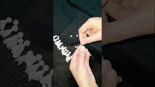 Potli button making using sewing tips and tricks shrots [upl. by Noskcire]