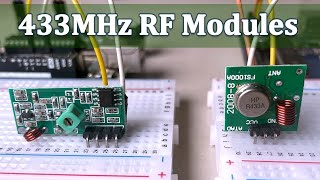 433MHz RF Transmitter and Receiver Modules [upl. by Thalia]