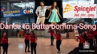 Spicejet new year flashmob at HYDERABAD Airport [upl. by Innavoj609]